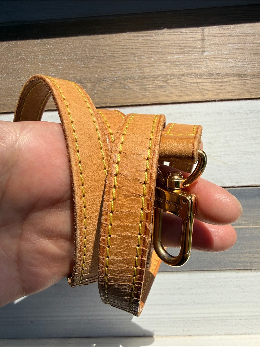 Authentic LOUIS VUITTON Vachetta 16mm Strap - Picture 10 of 14